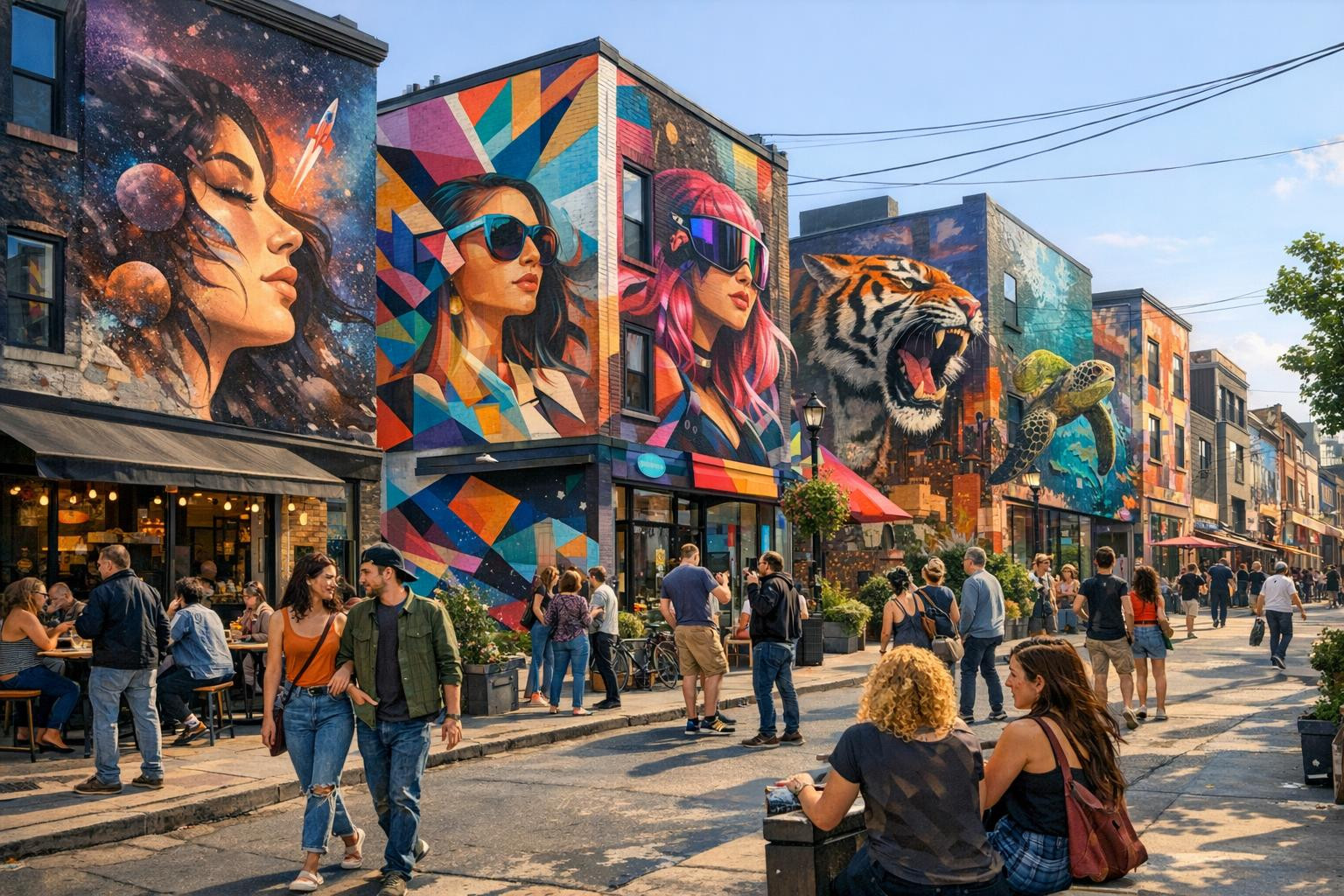 Fassad solutions that give the building a personality and a new breathing    Fassadian design and wall paintings combine artistic vision, practical implementati