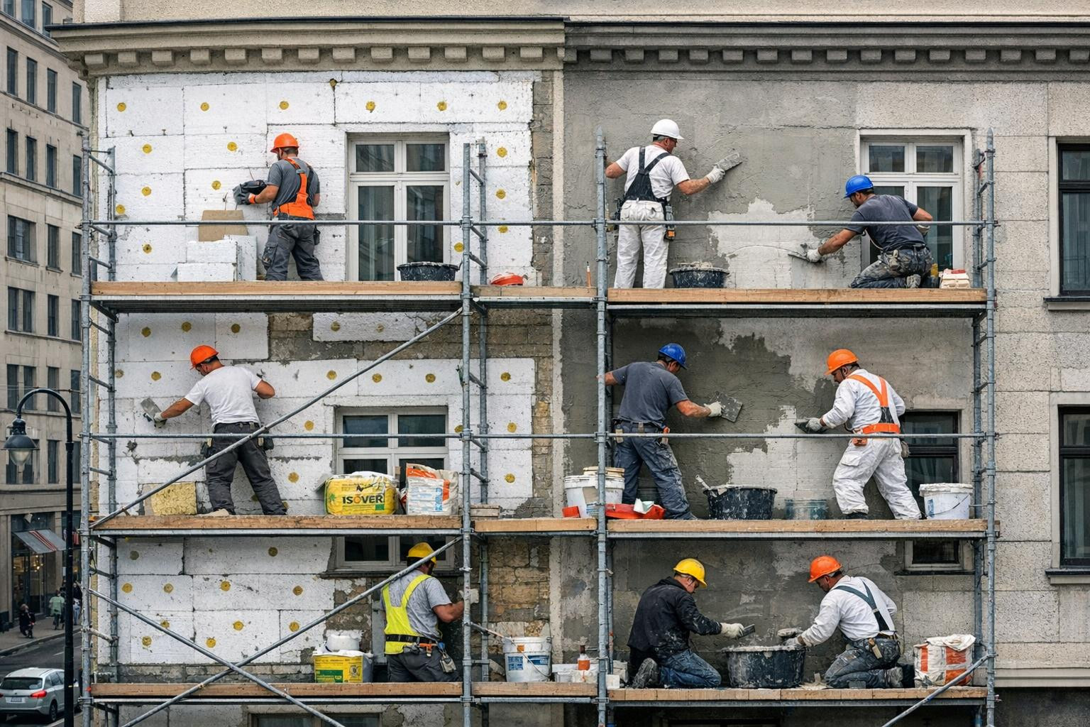 Fassaadi uuendus  annab majale uue, hoiustava ja esteetilise ilme, ühendades professionaalsed  soojustustööd  ja kvaliteetse  krohvimise  tugeva  välisviimistlu