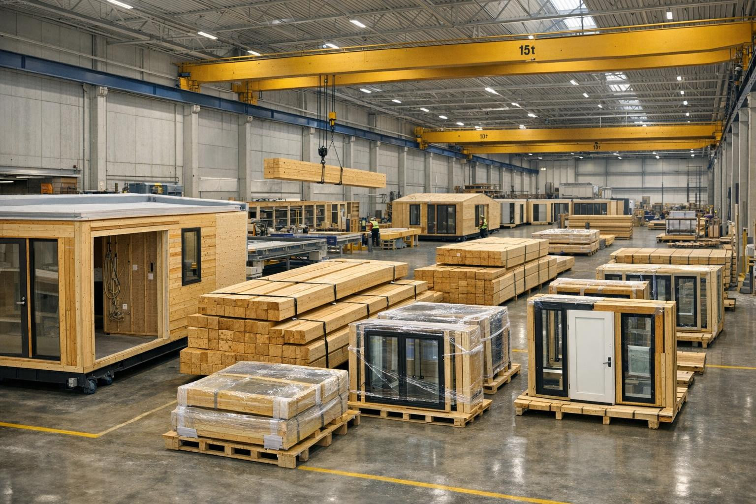 Full wood cell solutions for accelerating construction    Full wood cell solutions combine production quality and construction process speed to ensure accurate 