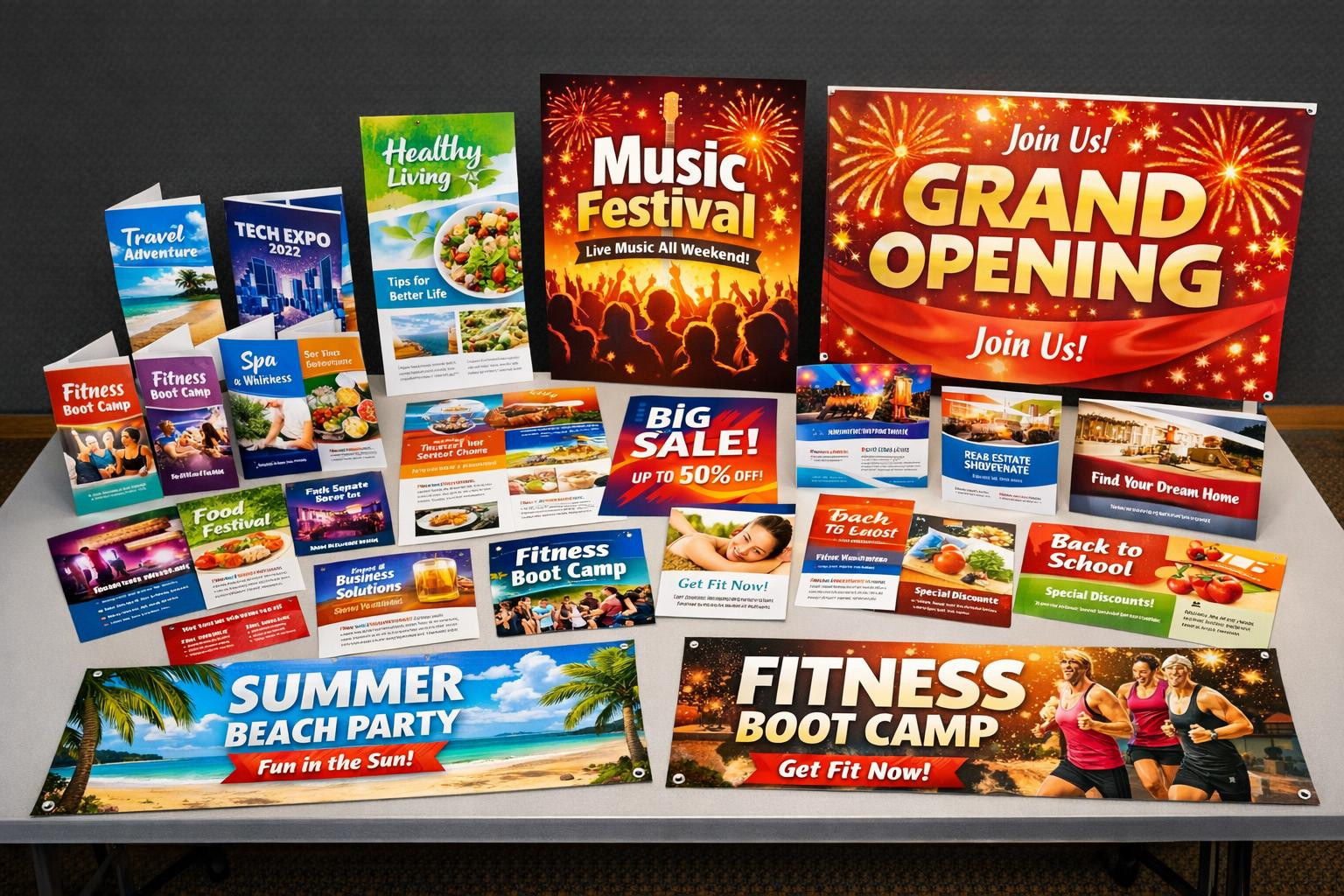 Extensive printing solutions that bring the brand to light     Colour printing  from  volts  to  large posters  and  banners  ensure clear, bright and professio