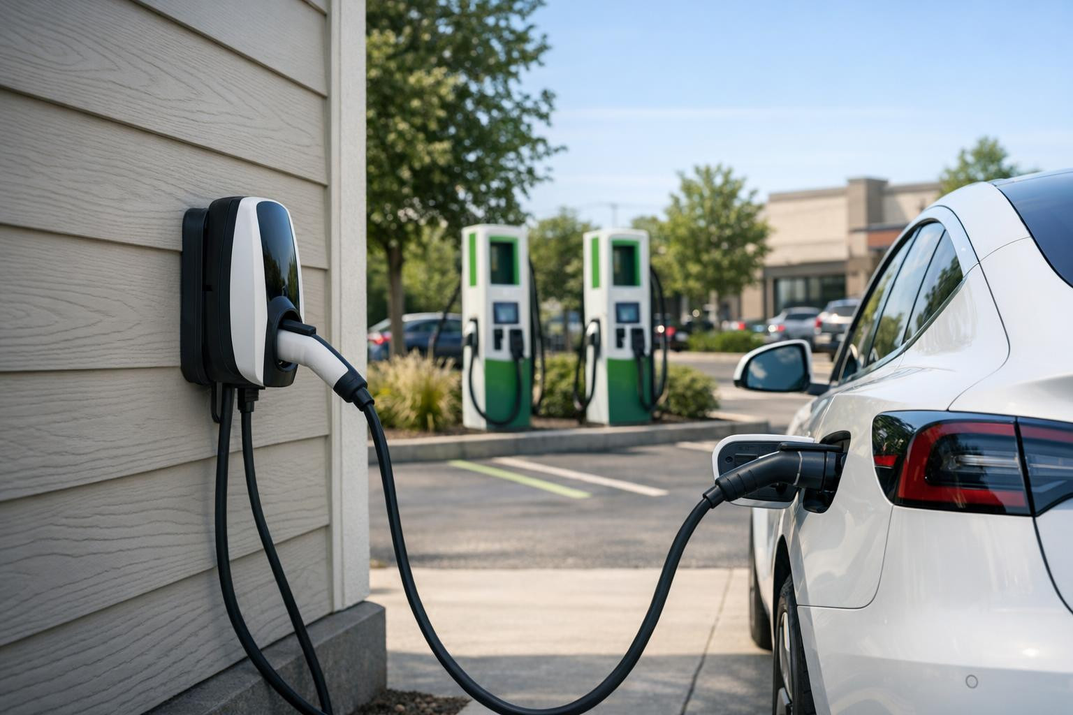 Comfortable, safe and scalable charging for every need     EV chargers  offer a simple and reliable way to supply the electric vehicle with energy in both domes
