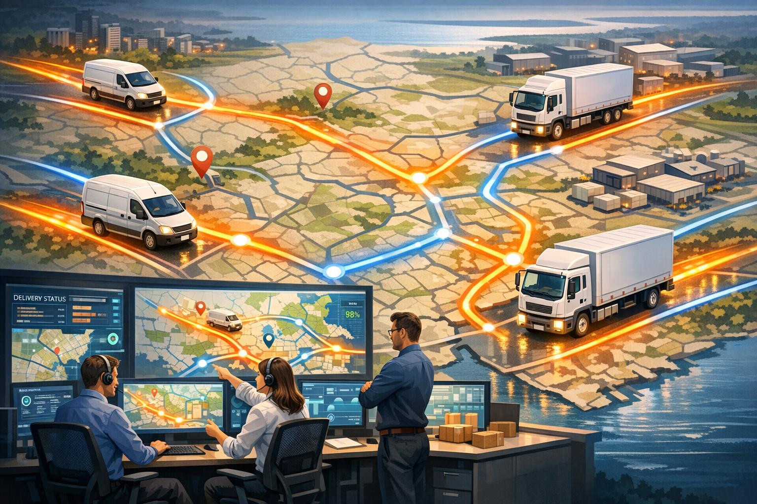 Flexible sub-load and express freight transport, which speeds up deliveries and reduces costs    Flexible sub-load and express solutions are designed for effici