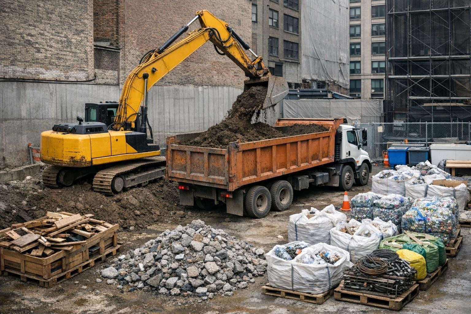 Effective and responsible soil work - fast solution for each working surface    Effective   loading and removal   ensures maintenance of the work site, shortens