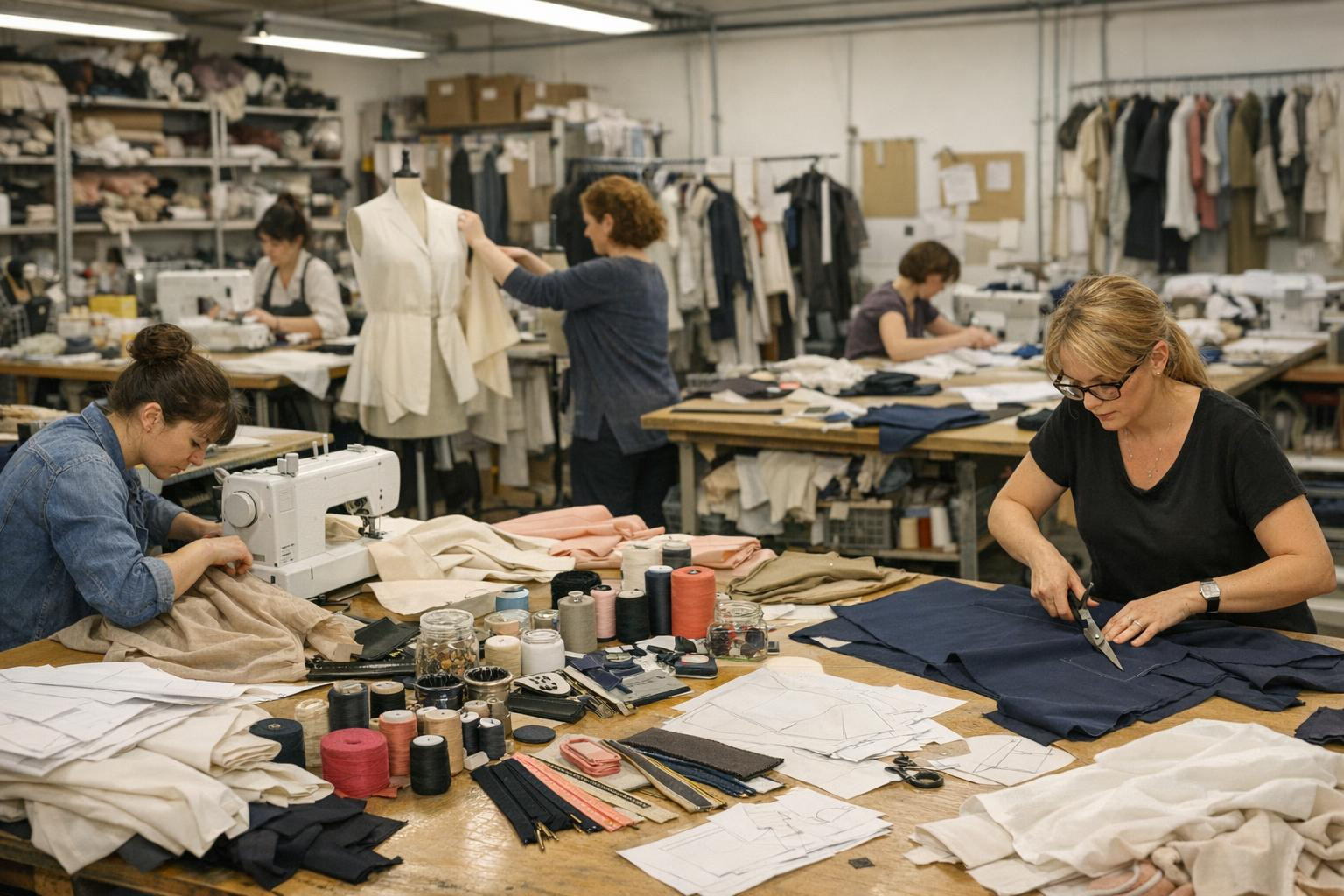 Full service in clothing production   - fast prototype development, accurate sewing and perfect finishing, which speeds up lancement to the market. Each step is