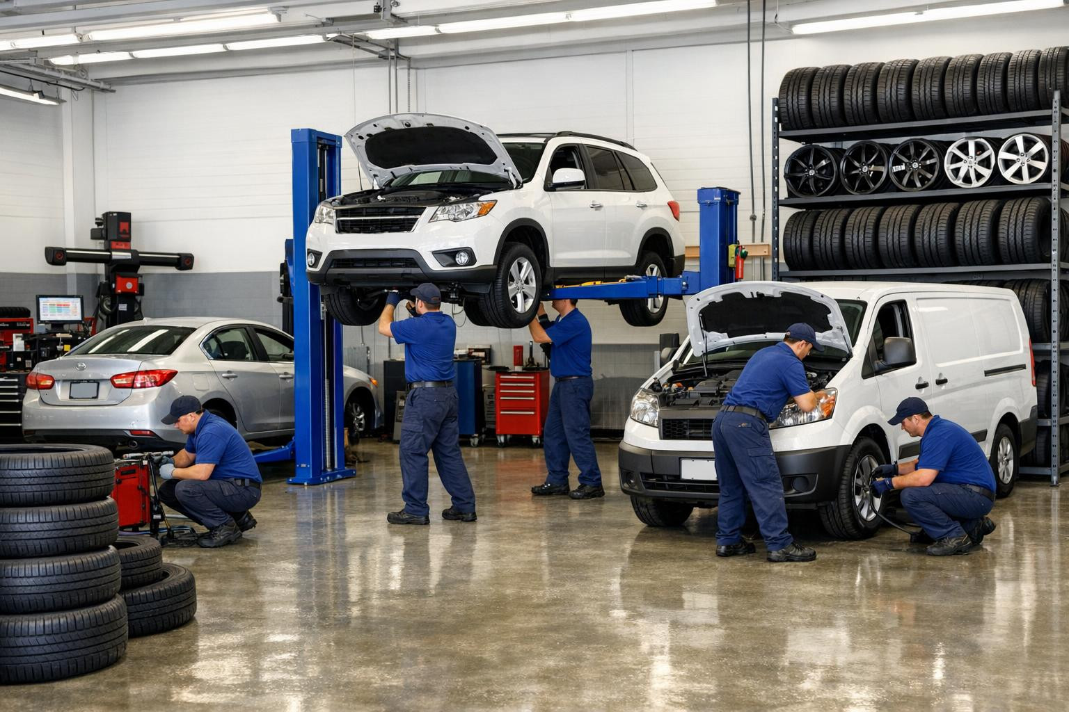 All tyres from one place: comfort, safety and transparency   Local and professional tyre service provides fast  tyre installation  service for passenger cars an
