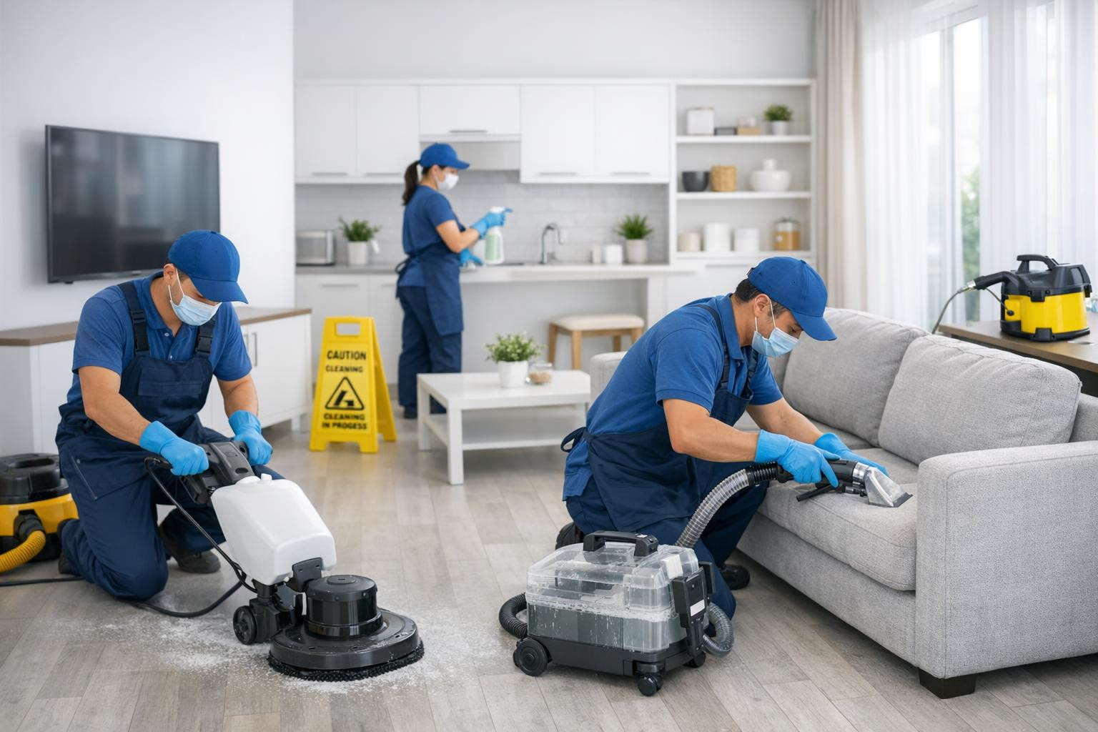 What is provided by service Post-construction cleaning ensures ...