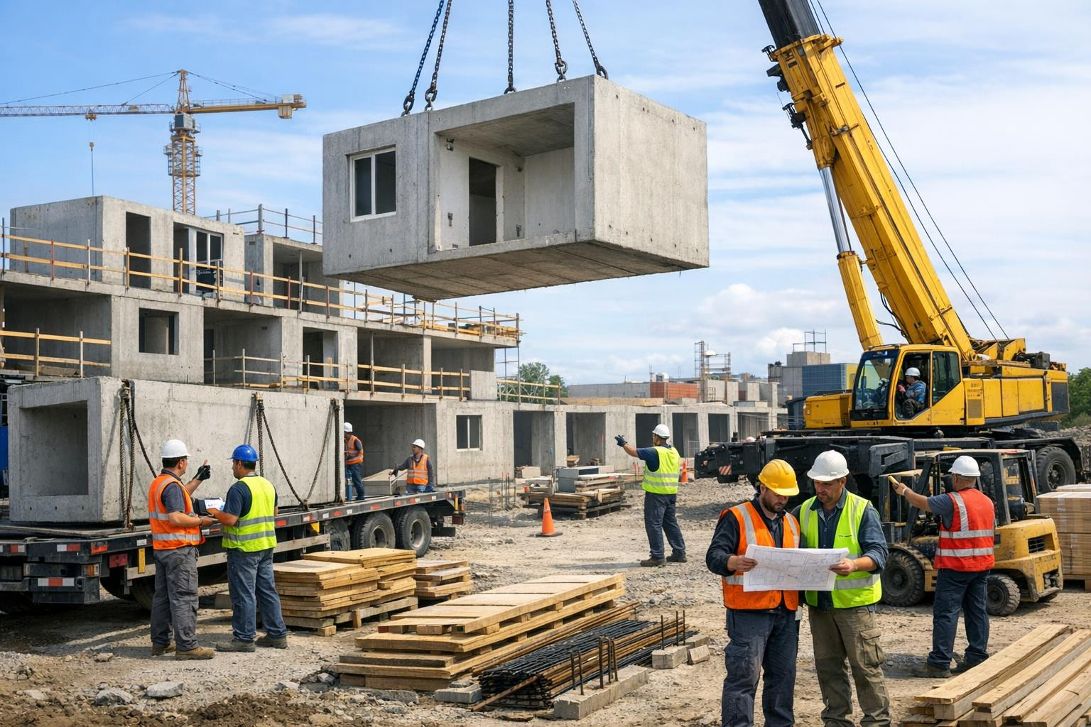 Speed, control and cost-effectiveness at each stage of the construction project     Full construction solutions   combine flexible  labour rental  with professi