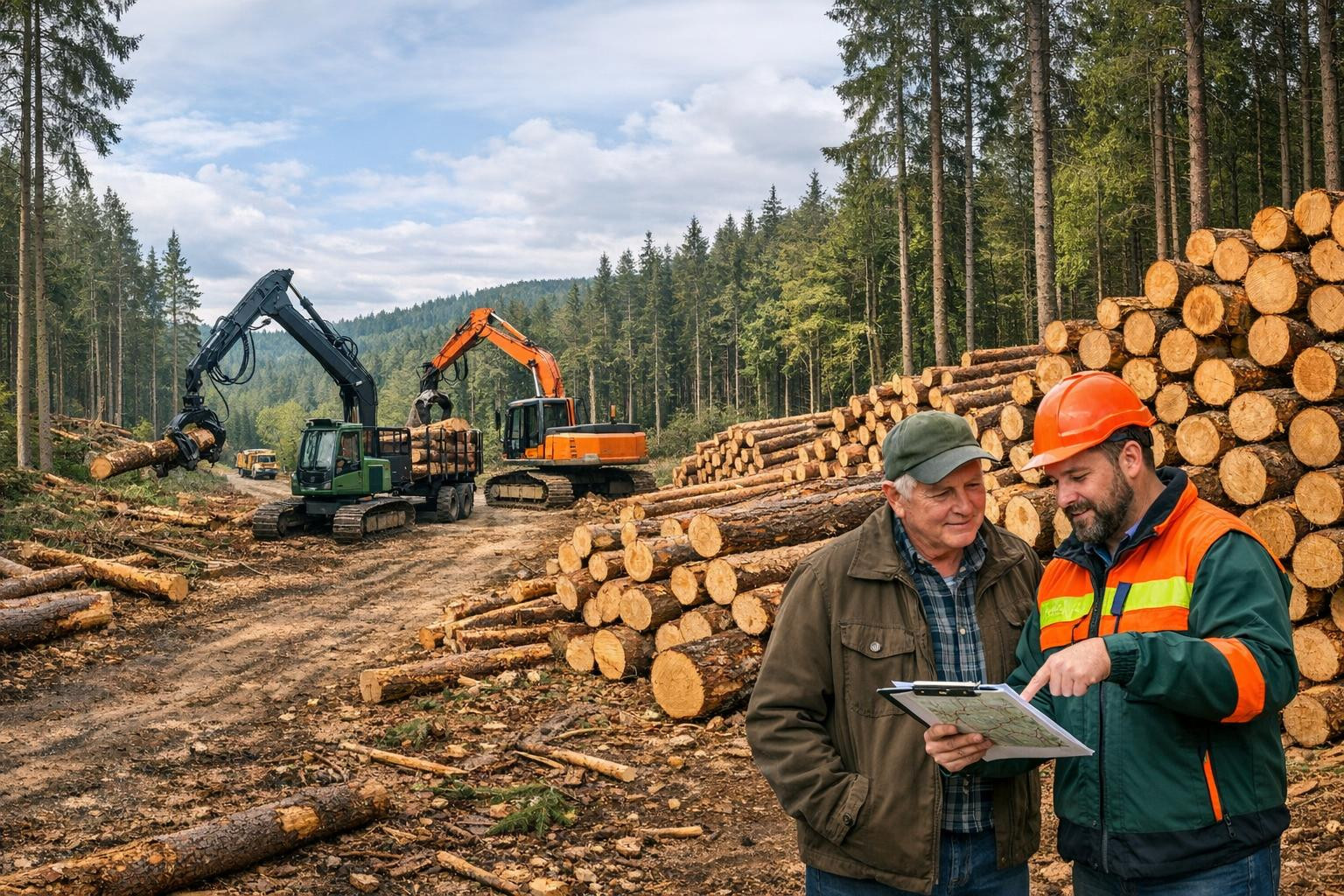 Solution for forest owners: fast income and professional execution   For those who want to realise the forest income without administrative and operational prob