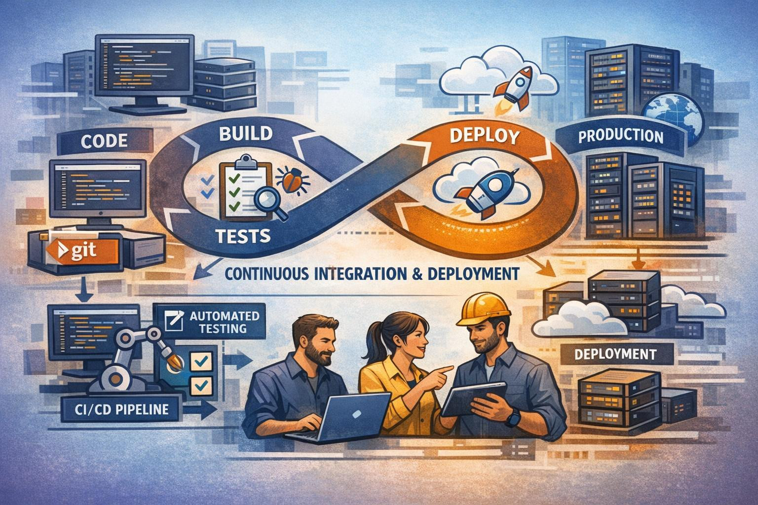 Updated software quality  is achieved by accurate, automated testing, rapid smoothing and regular version control. The integration of DevOps and CI/CD processes