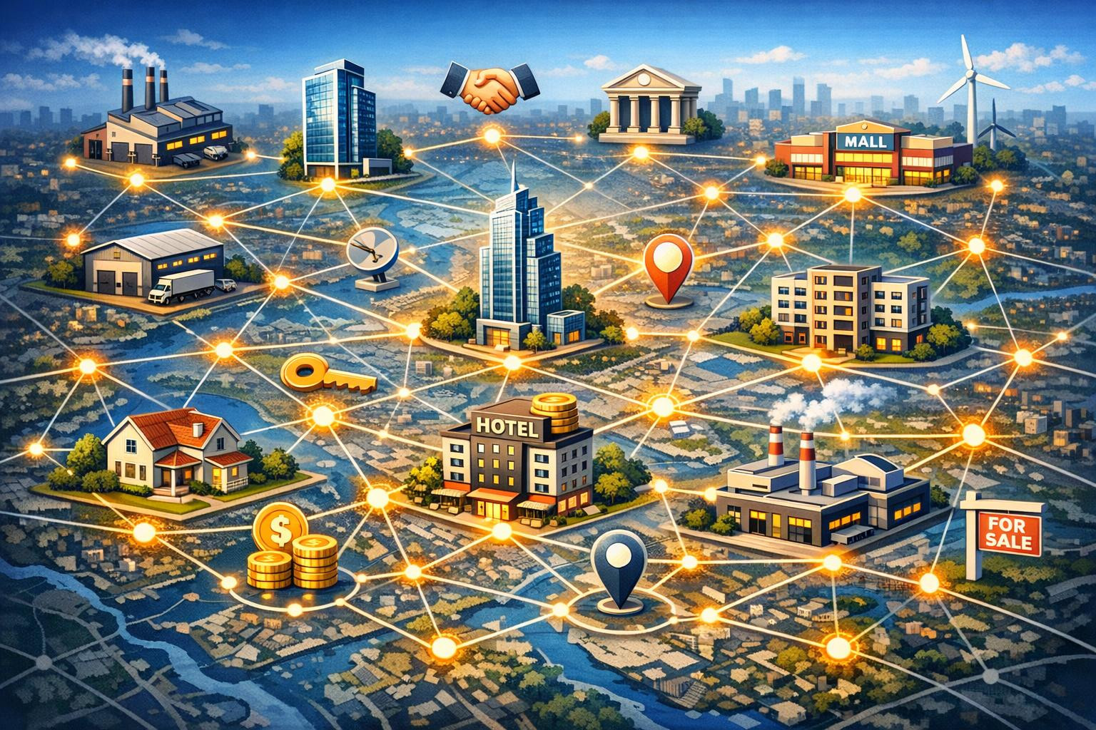 A healthy central marketplace for the trade of Estonian companies, business real estate and development land     A central B2B marketplace  brings together busi