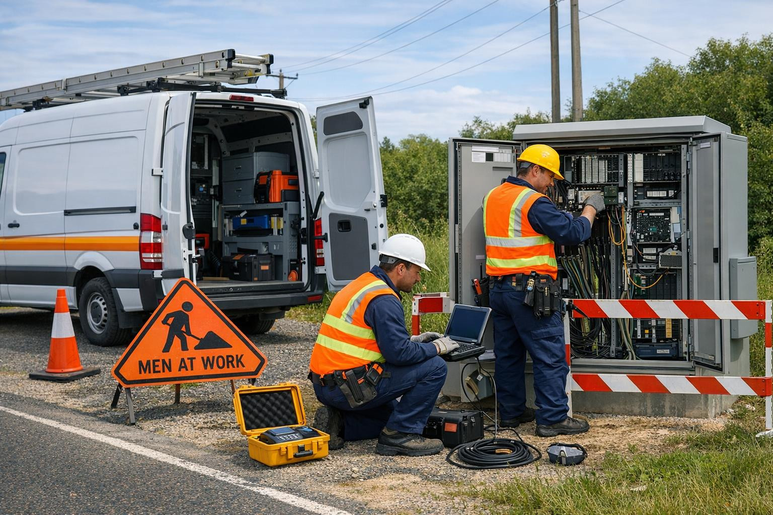 External maintenance   provides on-site maintenance and repair solutions that ensure a rapid response to malfunctioning situations and regular maintenance visit