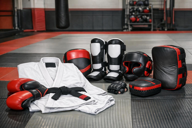 Fighting sports equipment - high-quality martial arts equipment, boxing equipment and protective equipment for training and competitions