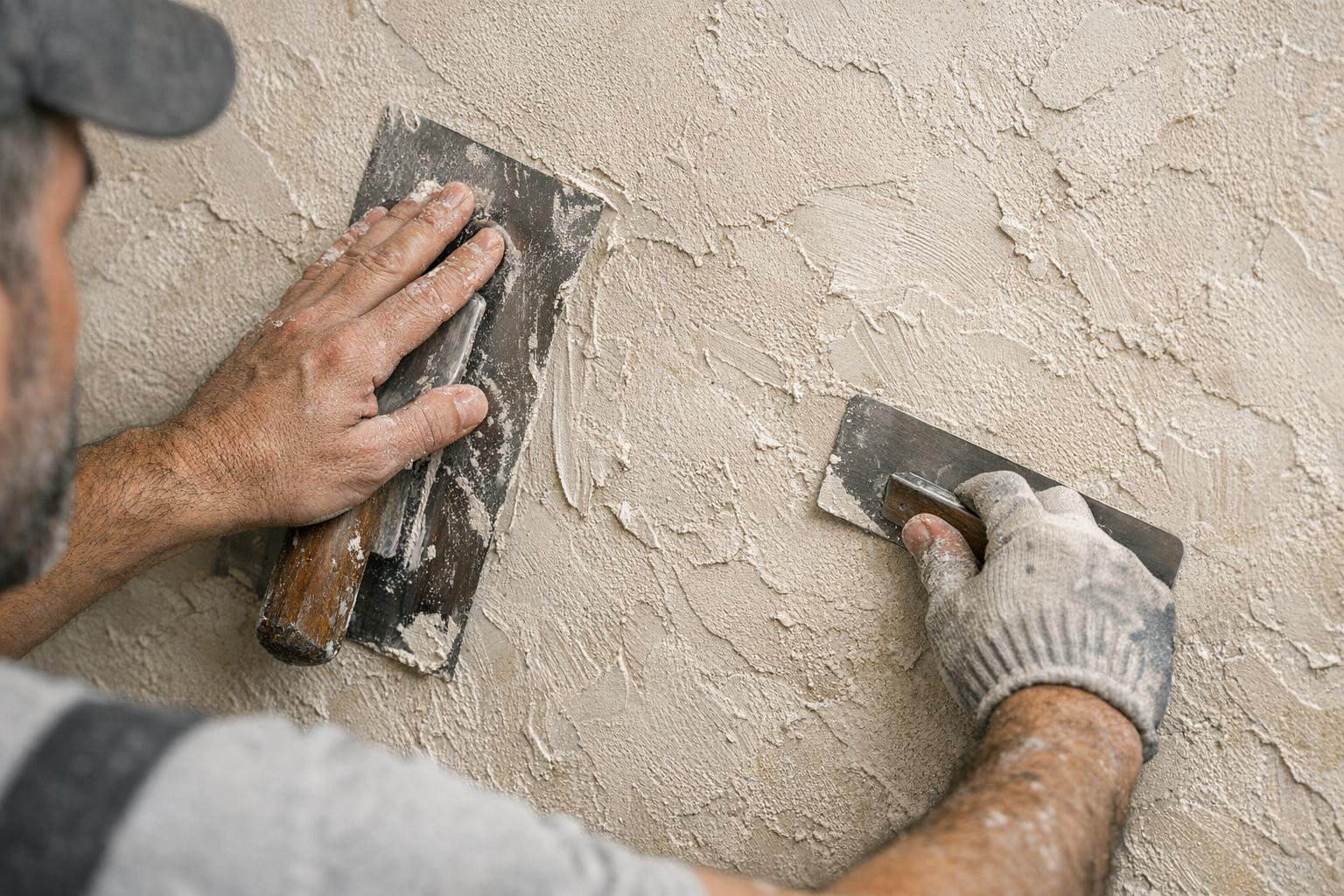 The finishing   brings a characteristic to the room, protects the walls and simplifies maintenance by combining high-quality  decorative plaster   and precise  