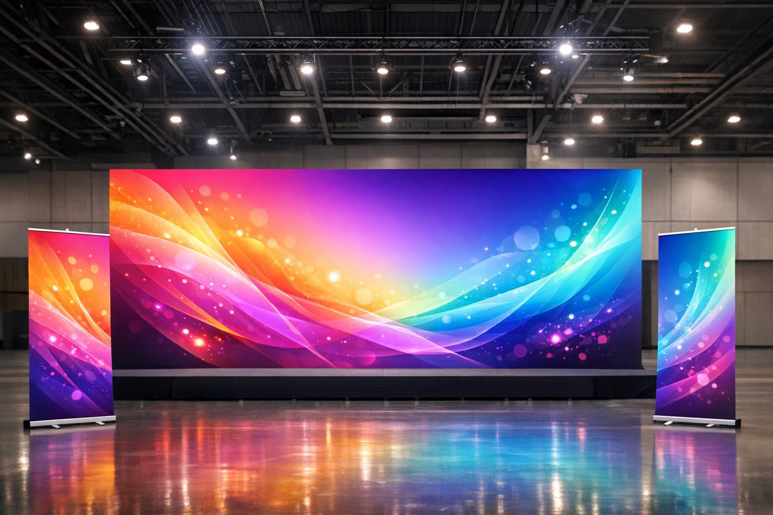 A spectacular visual that works immediately     Messi- and banner printing  ensures large-scale advertising that attracts attention and remembers. Different sol