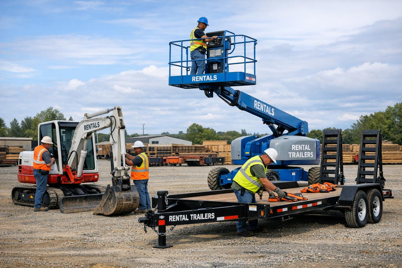 Quick and flexible machine rental for construction projects     Masinarent  gives the freedom to start and complete works as required by the project without mak