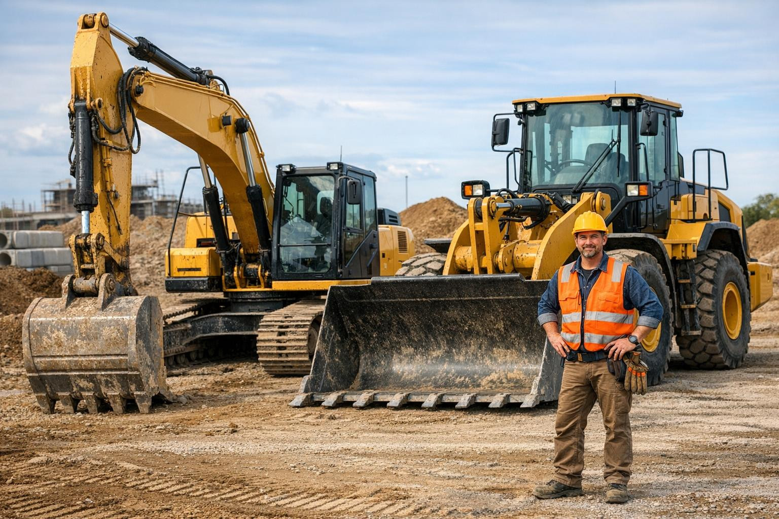 Quick access to machinery without property costs    Flexible rental of machinery and lorries with operator  provides a quick and reliable solution to the needs 