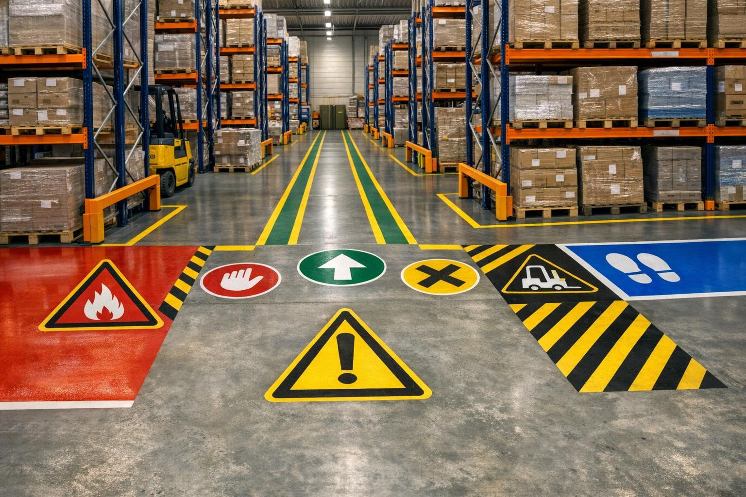 Floor tag creates a ranked, visible and safe working environment ...