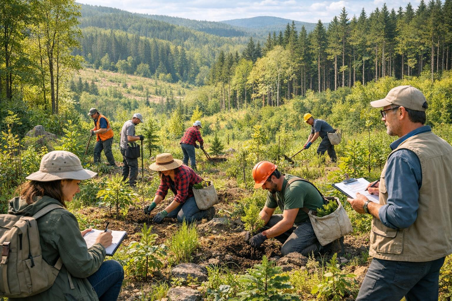 What is offered and why it is important    < Forest plantation  and  Forest renewal  ensure the strength, biodiversity and economic value of future forests. 