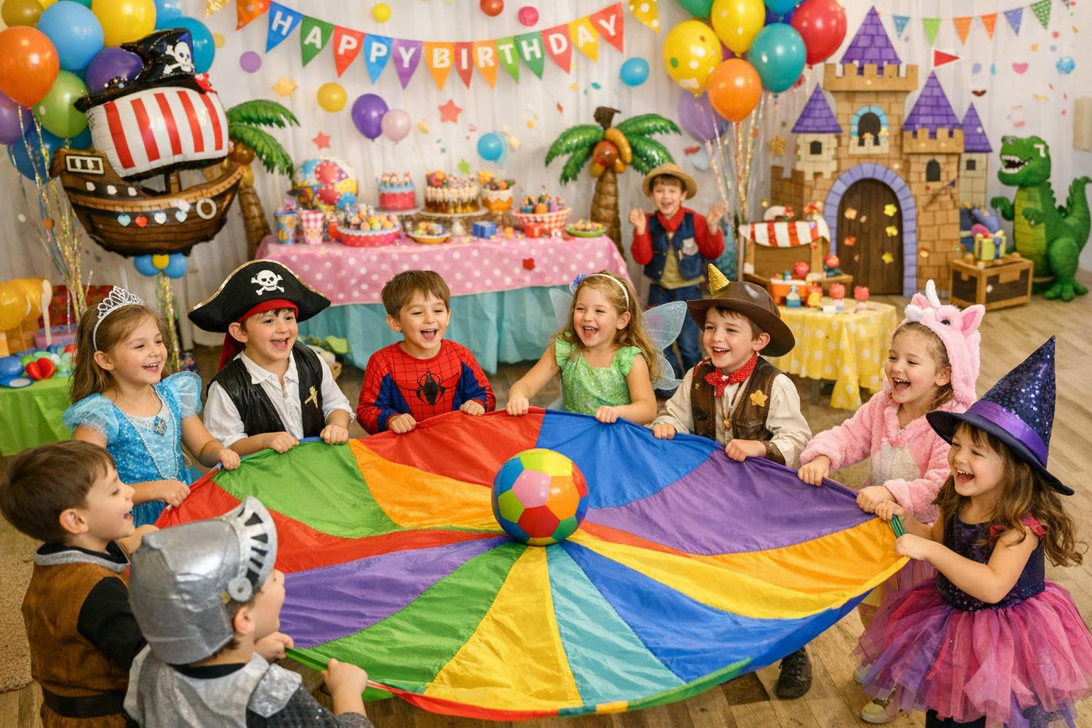 A lively theme party that allows the child to shine     The theme party for children  offers thoughtful and adapted birthday experiences, where each detail supp
