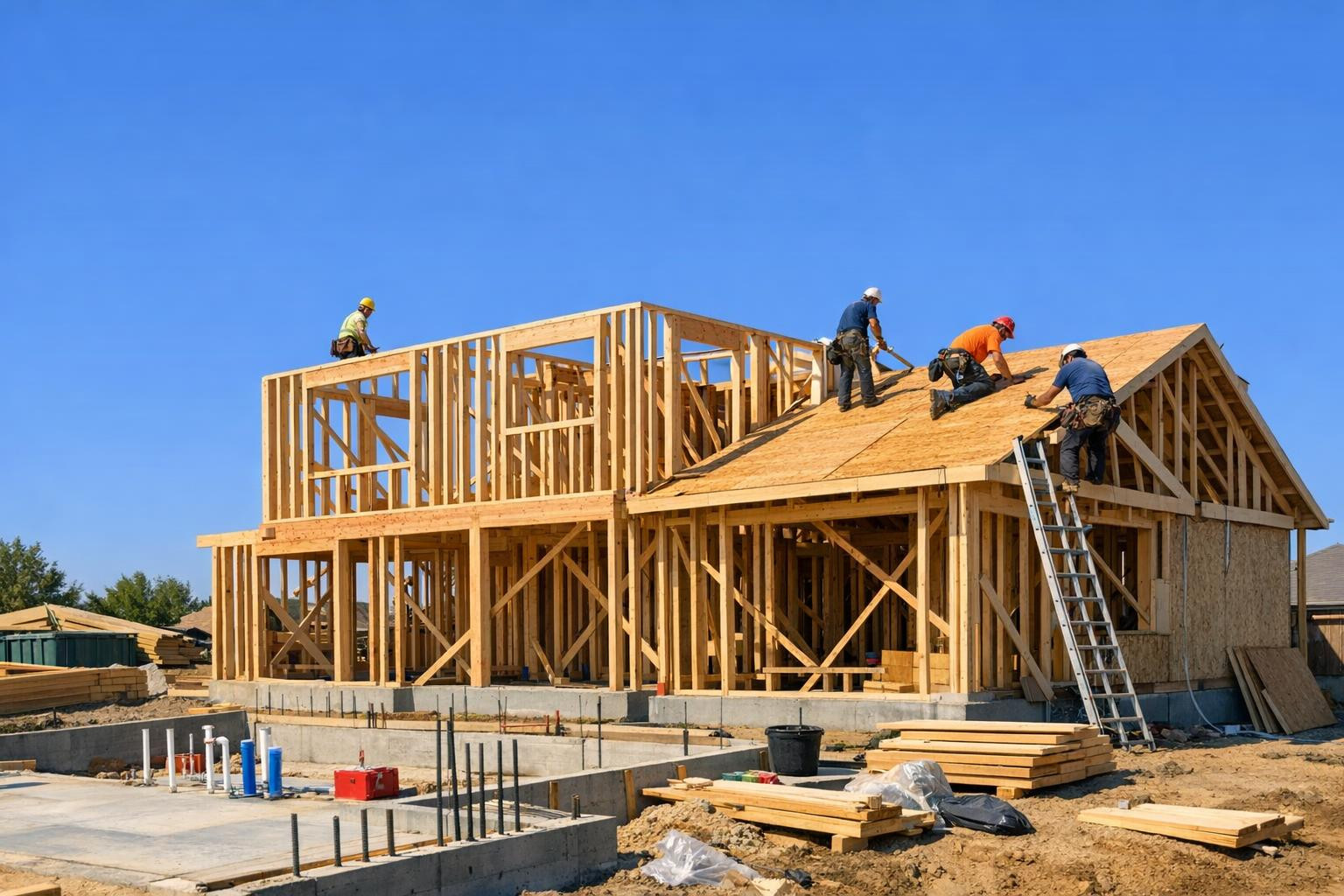Experienced construction team provides a strong foundation on ...