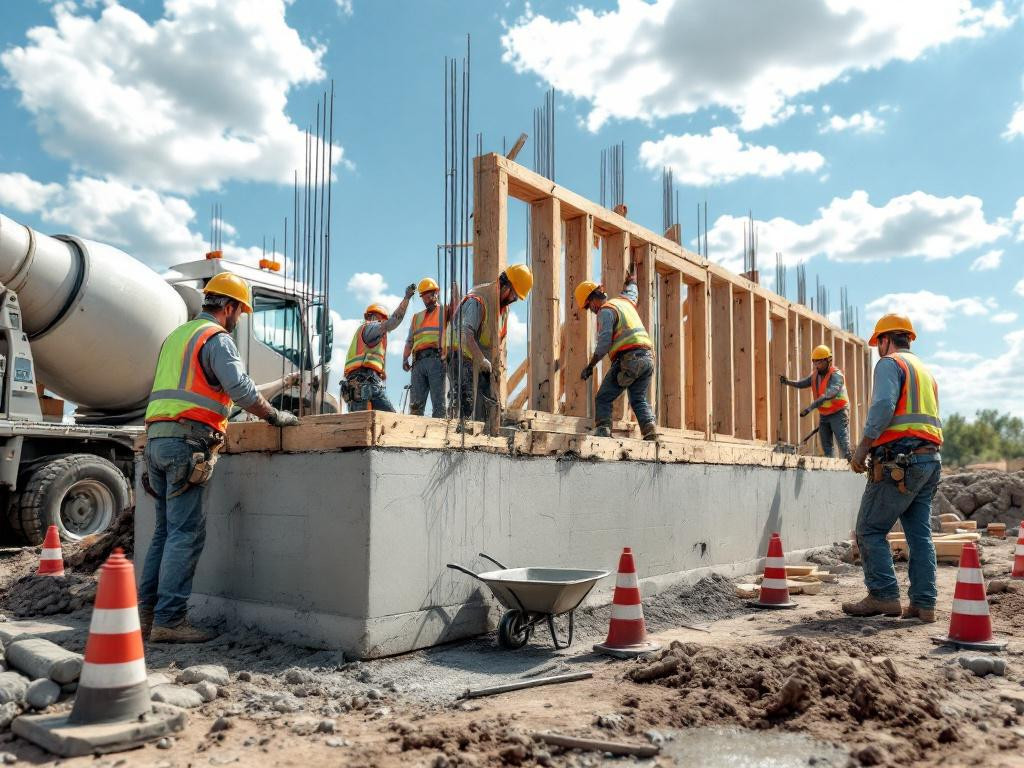Solid start for each construction     Fundamentals  ensure the stability and long-lasting of the building through the establishment of professional foundations,