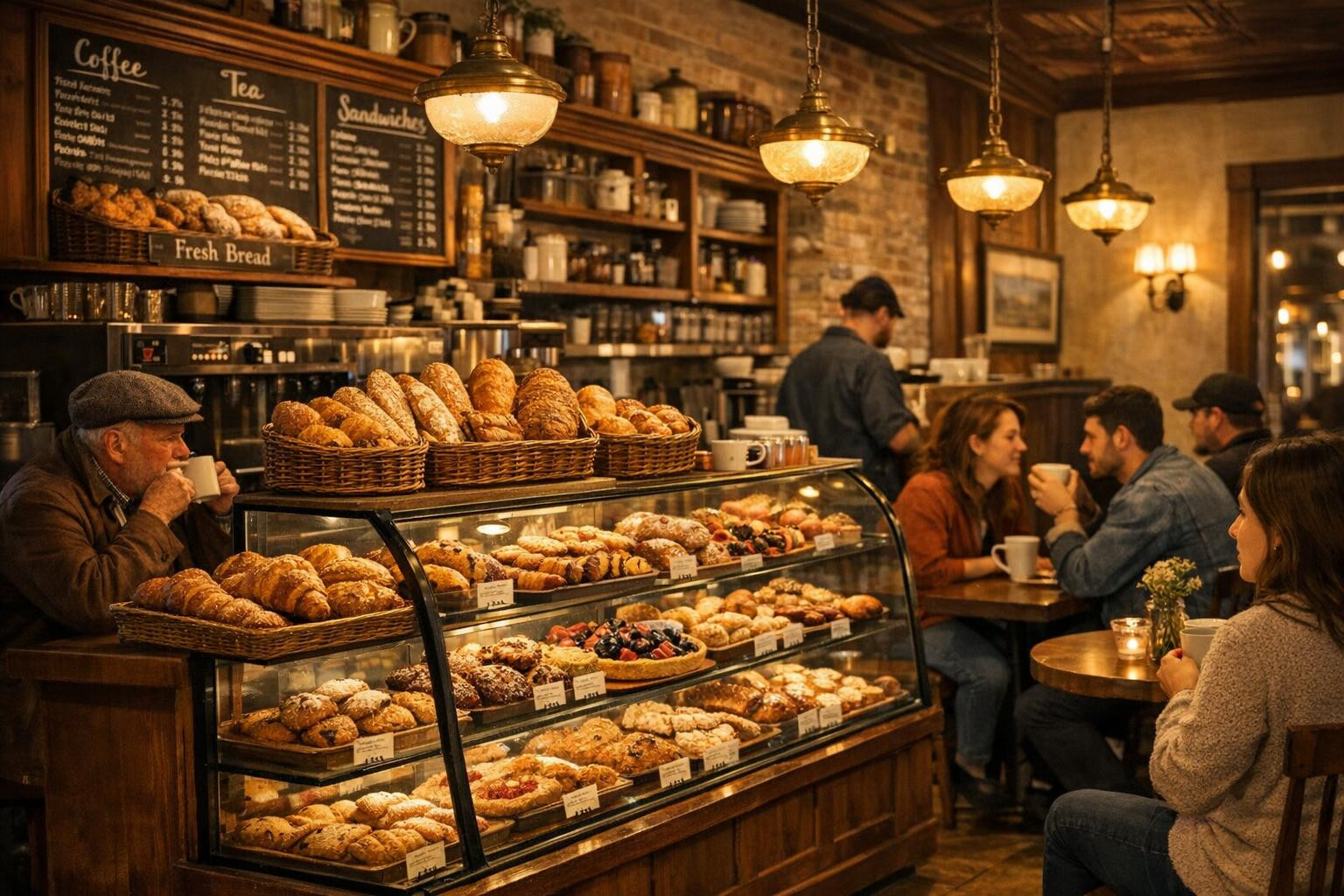 A pleasant start to the day  begins with the perfect coffee and the odour from the oven. Fresh bakery products with high-quality coffee create a fast-access and