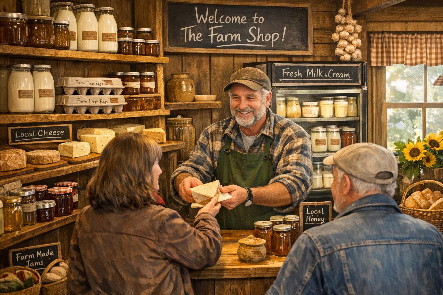 Workshop and webstore  combine comfort and authentic taste: fresh local products reach directly without long supply chains. Comfortable purchasing experience bo