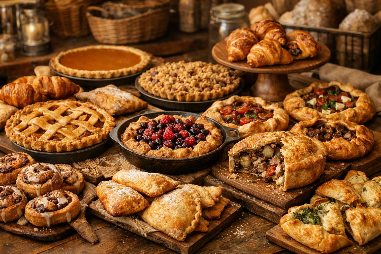 Fresh taste for each moment    Fresh buns  and  festive pies , baked in a small batch of natural and  seasonal bakery products , provide authentic taste experie