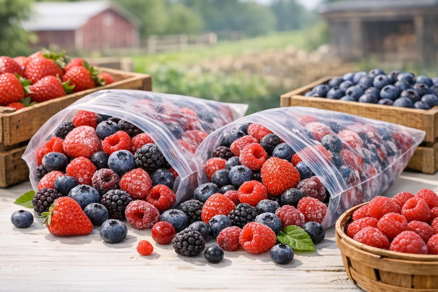 Frozen berries: freshness throughout the year     Frozen berries  offer a simple and reliable solution to maintain the quality of fresh berries throughout the y