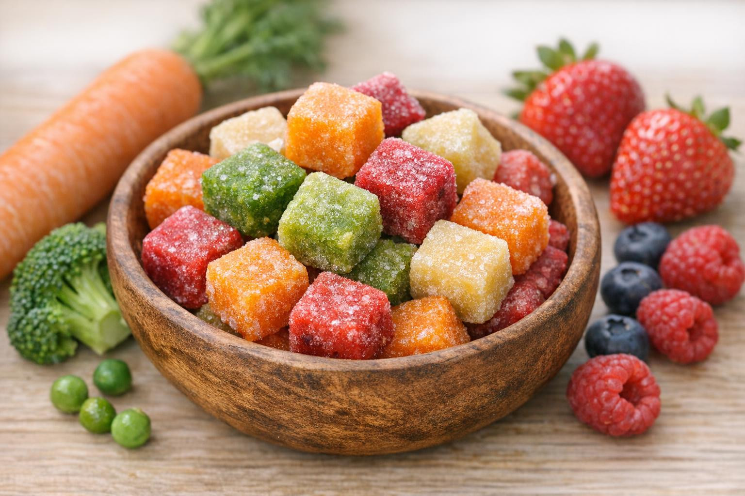 Healthy and fast solution for daily nutrition     Frozen pyreid  offers 100%  organic pyreid  in the form of portion cubes made from one pure ingredient and wit