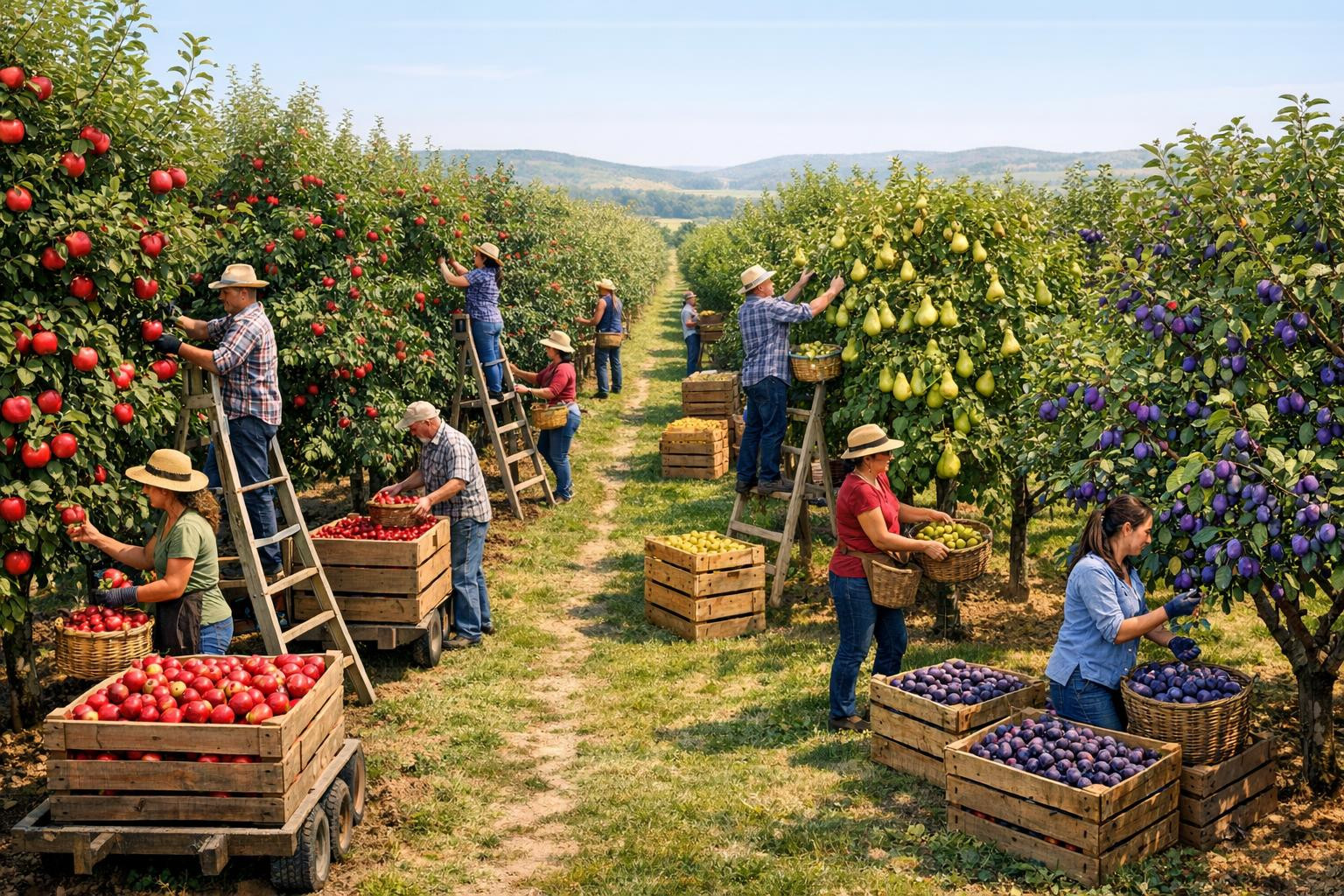 Fruit care  provides systemic care and harvesting arrangements that ensure healthier trees, more homogeneous fertilisation and higher yield. The service focuses