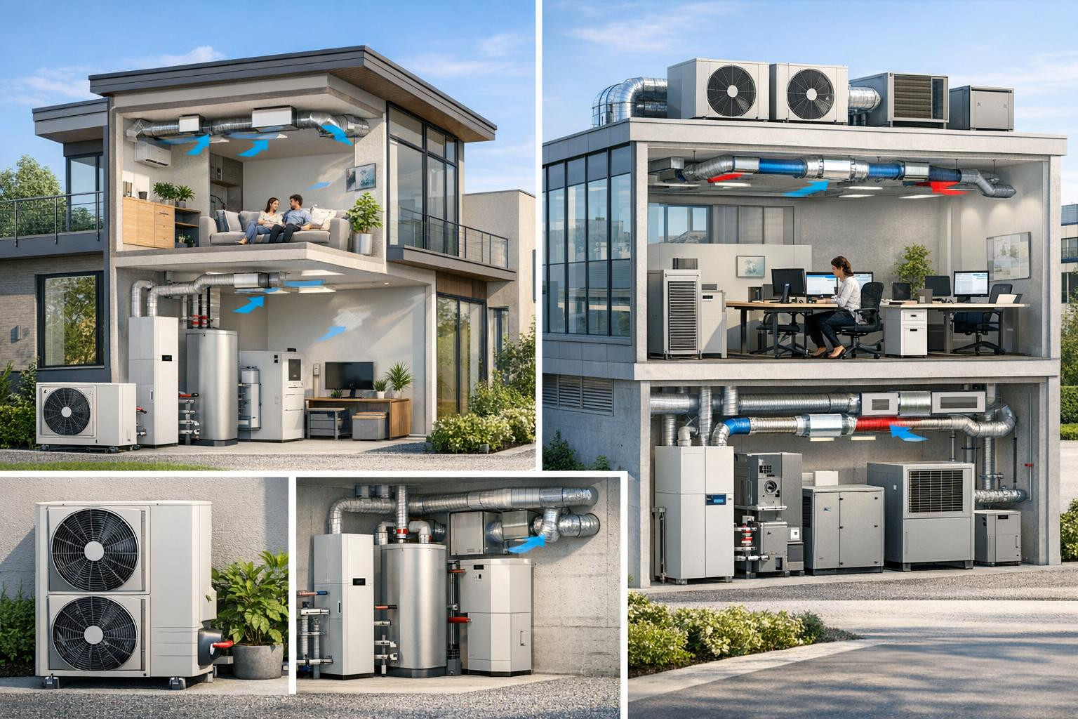 Healthy, comfortable and energy-efficient indoor climate  begins with a combination of the right design, high quality installation and regular maintenance. Comp