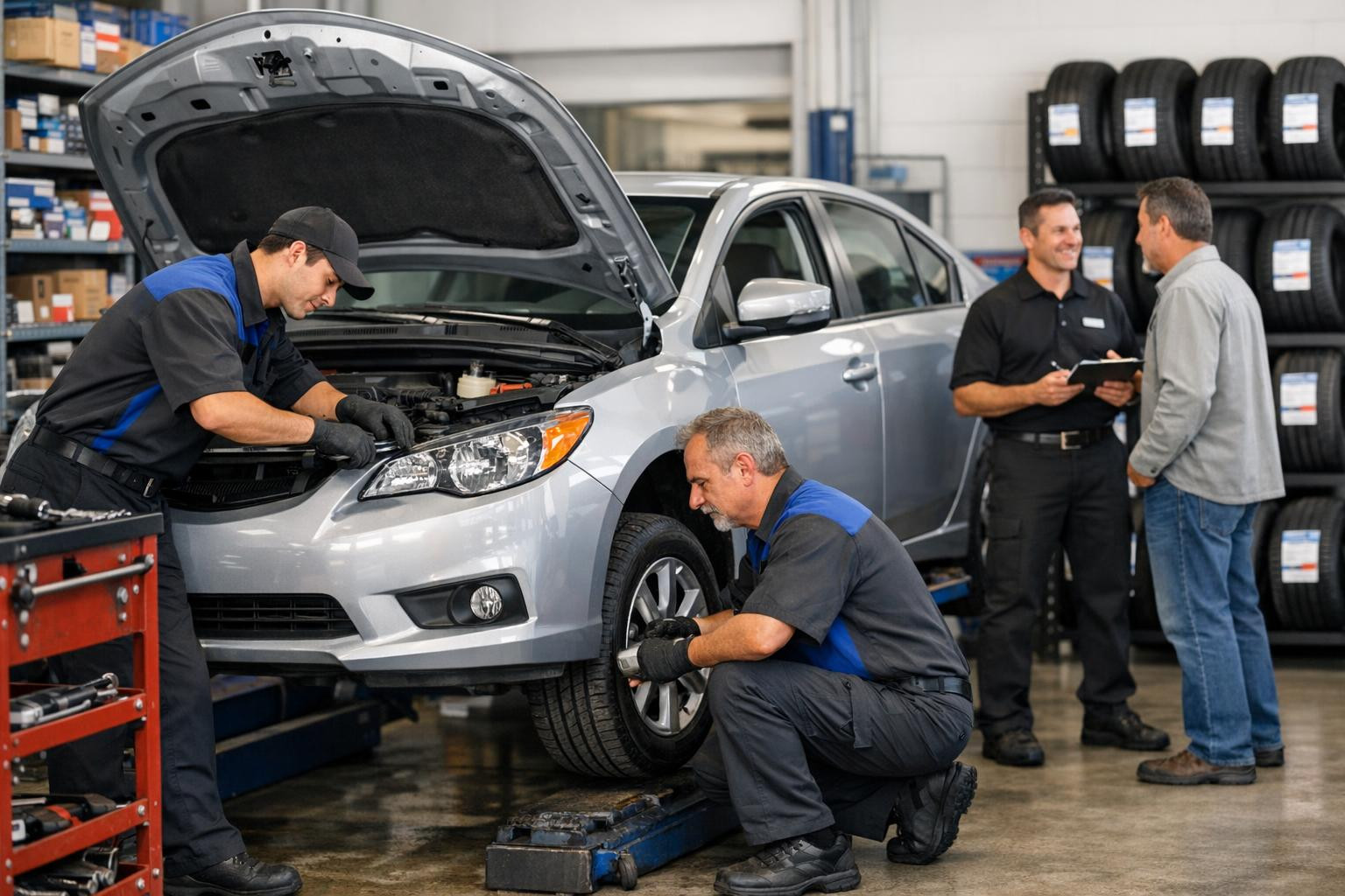 All car maintenance and repair from one place    All car needs are met conveniently and reliably: retail of spare parts and car accessories, body and paint repa