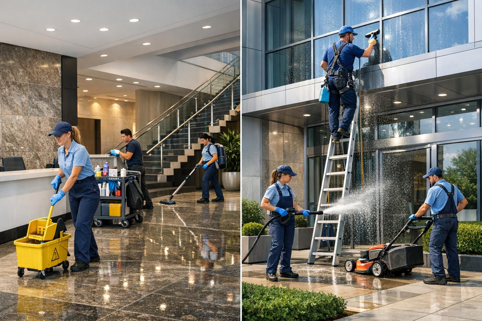Pure, safe and representative environments for each object     Full cleaning service   provides companies and dwellings with comprehensive cleaning solutions th