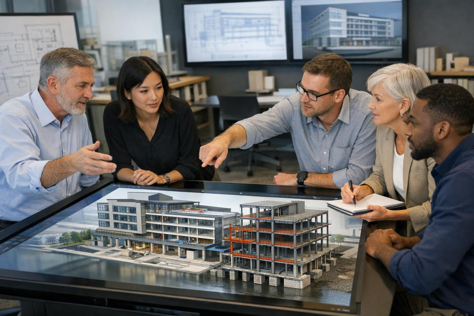 Full solutions for construction are assembled by architectural ...