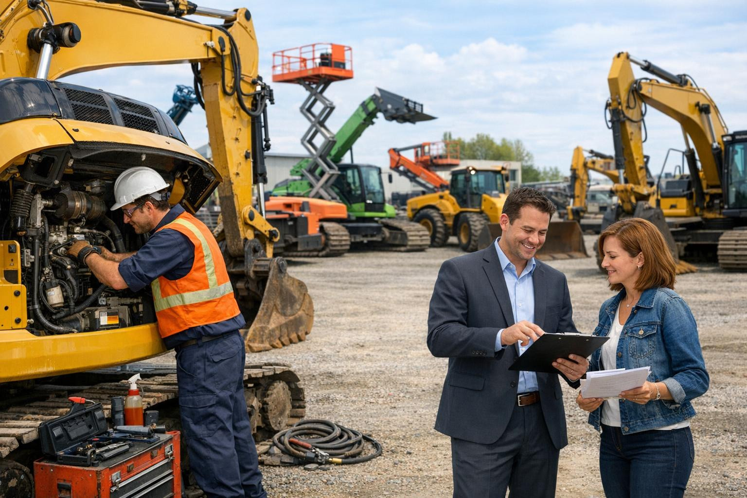 A complete machine solution that keeps the construction smooth   < Full solutions for construction  combine new and used  construction machinery , flexible  