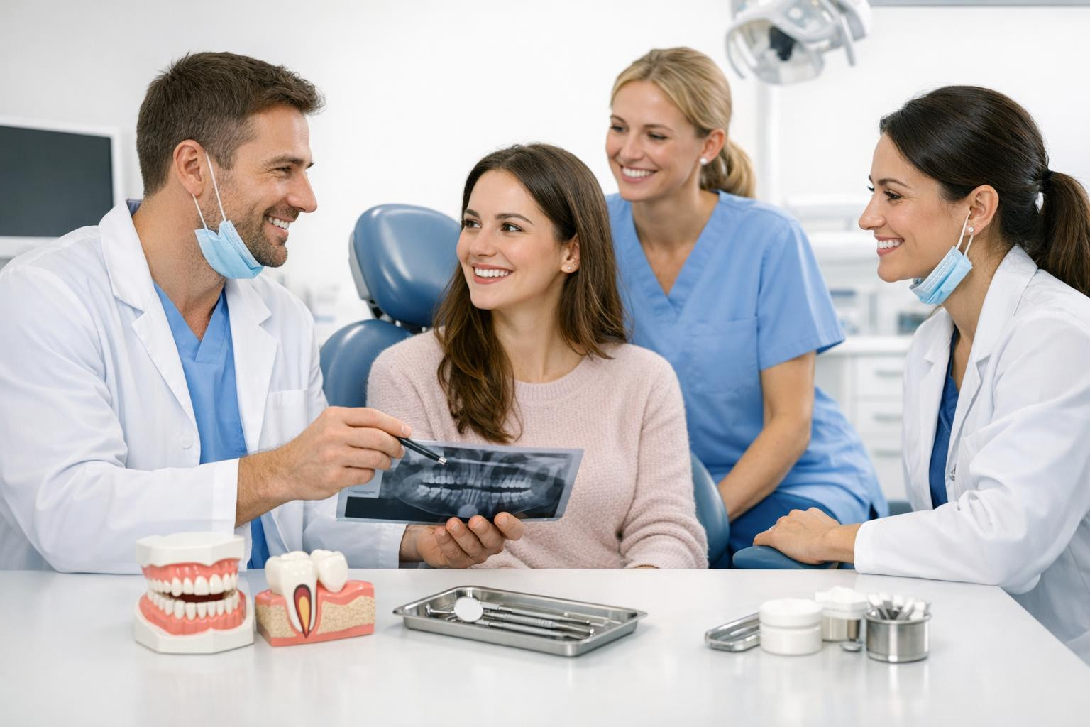 Full dental care  offers a comprehensive approach to oral health - from prophylactic procedures to more complex surgical and aesthetic solutions. The complete t