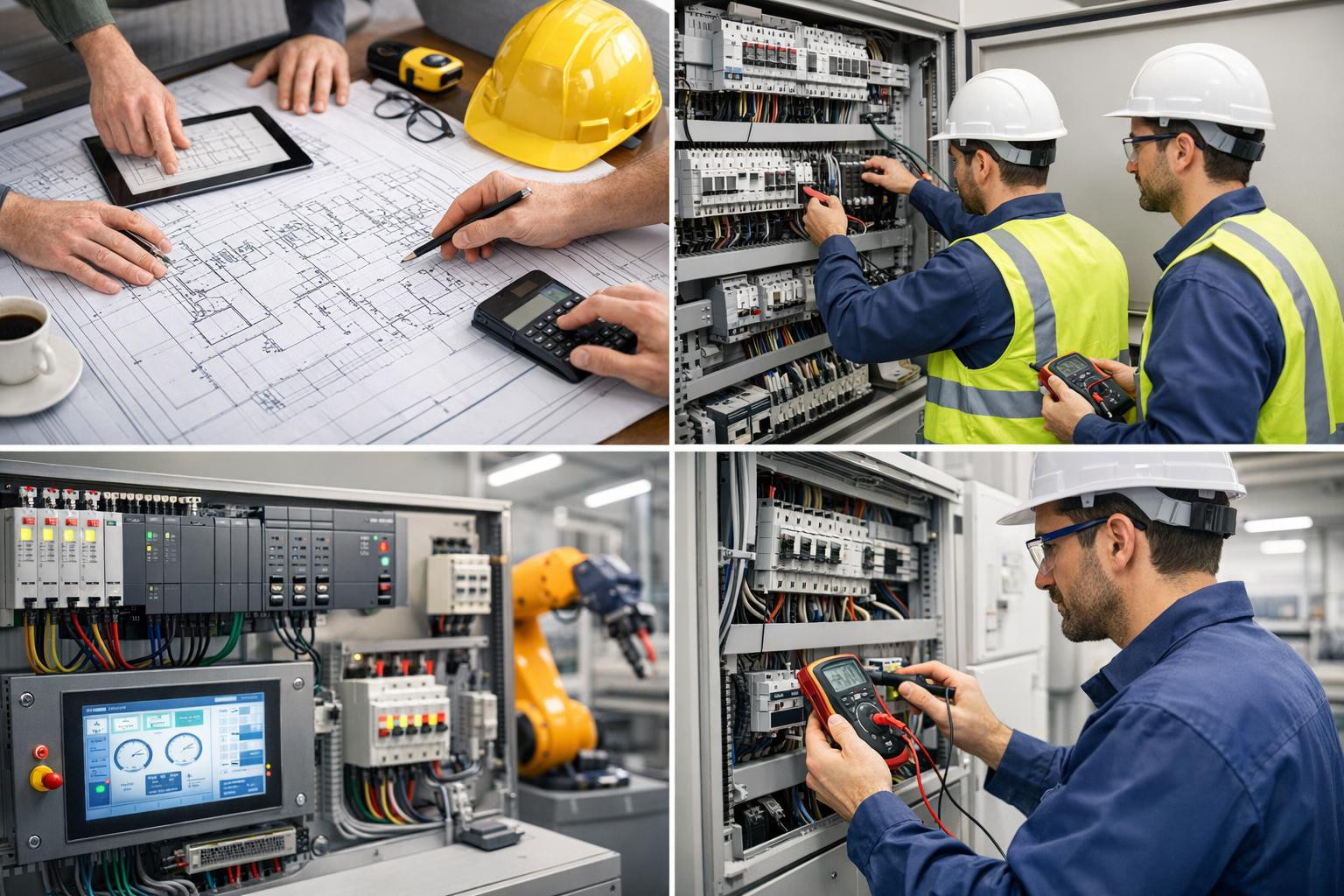 Full power solutions  combine all necessary electrical works from the beginning to the end: professional electrical installation, detailed production of electri