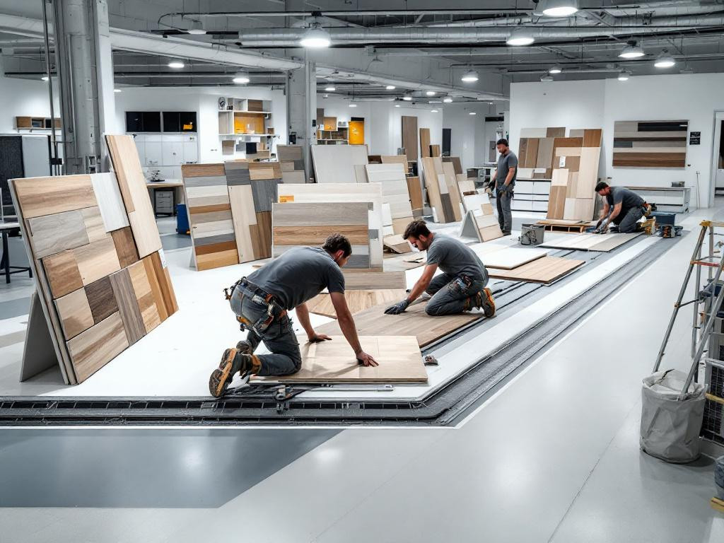 Full floor solutions: durability, comfort and professional installation     Full floor solutions   connect the installation of laminate, the installation of cer