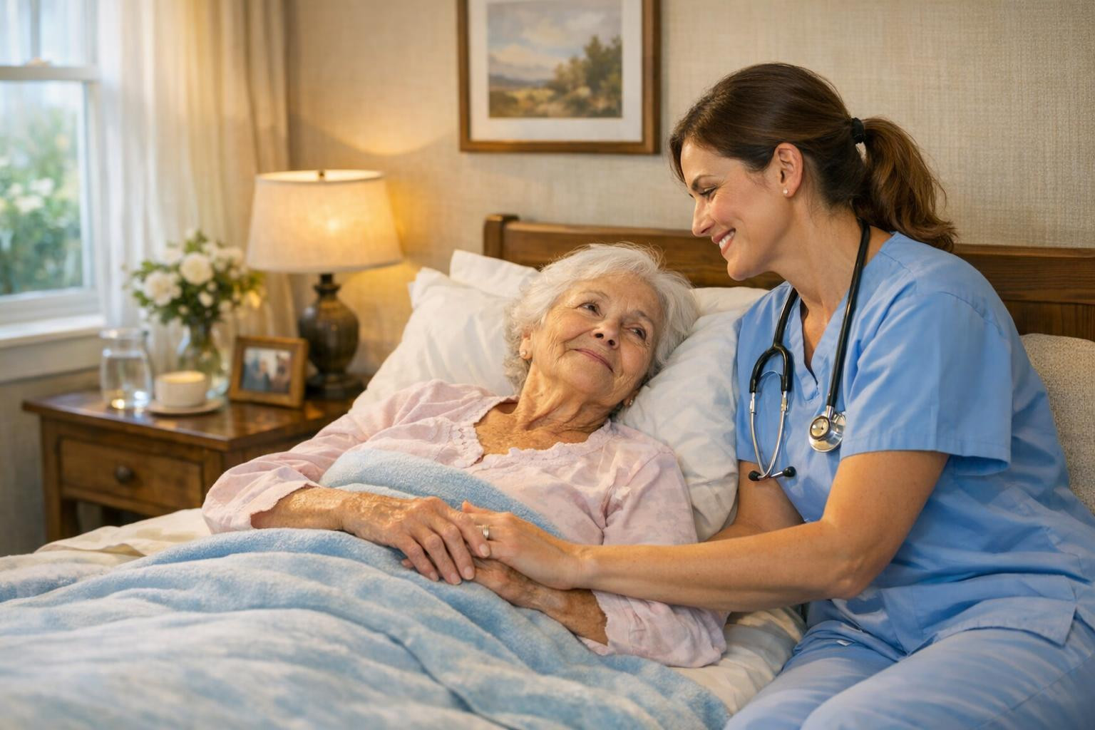 Complete intensive care for bed sick    Complete intensive care for people with different age and health conditions ensures safety, comfort and support for dail