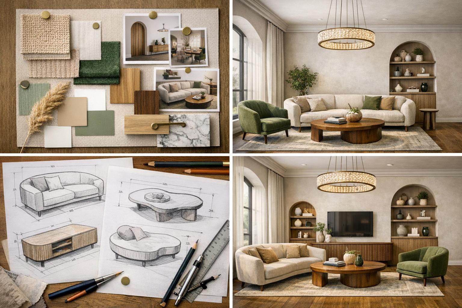 Full interior design - a complete solution from beginning to end     Interior design  combines aesthetics and function by creating spaces that work at every lev