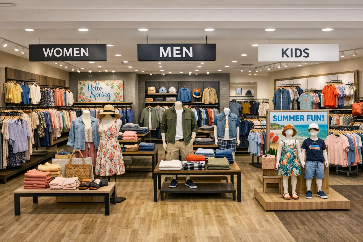 Full choice of clothing combines fashion, quality and affordable ...