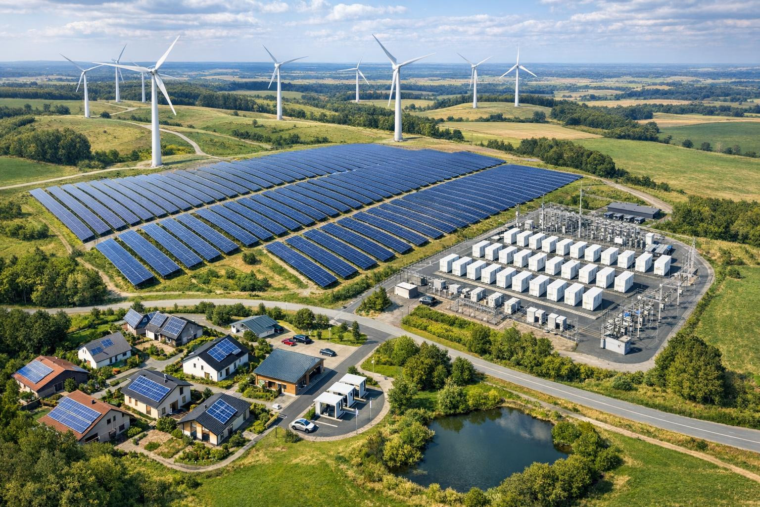 Integrated renewable energy projects, leading to an idea of building and market-ready stage     Full renewable energy solutions  combine capital, technology and