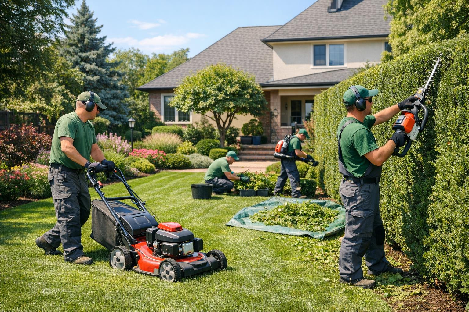 Professional grubbing-up, which makes the outdoor spaces careless and durable     Maintenance   includes a comprehensive approach to the maintenance of grasslan