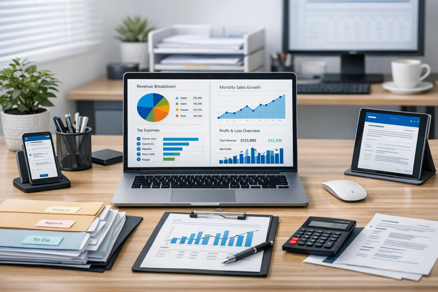 Full accounting and digital management: clear financial management, less paperwork    Full accounting and digital management combines full accounting profession