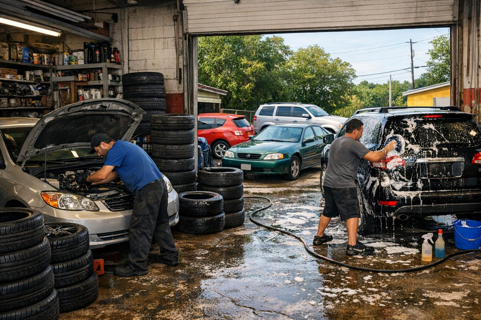 Full service for a car - comfortable maintenance and fast solution for each vehicle    Full service for a car  combines professional car repairs, accurate tyre 