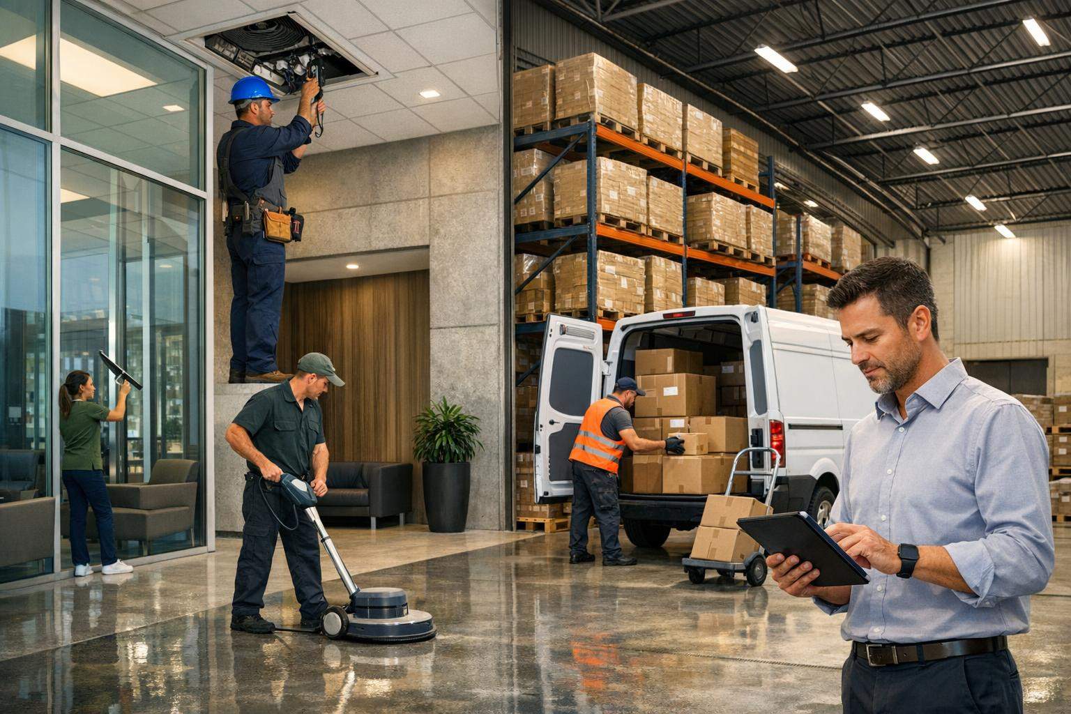 Full service for buildings: reliability and efficiency from a ...