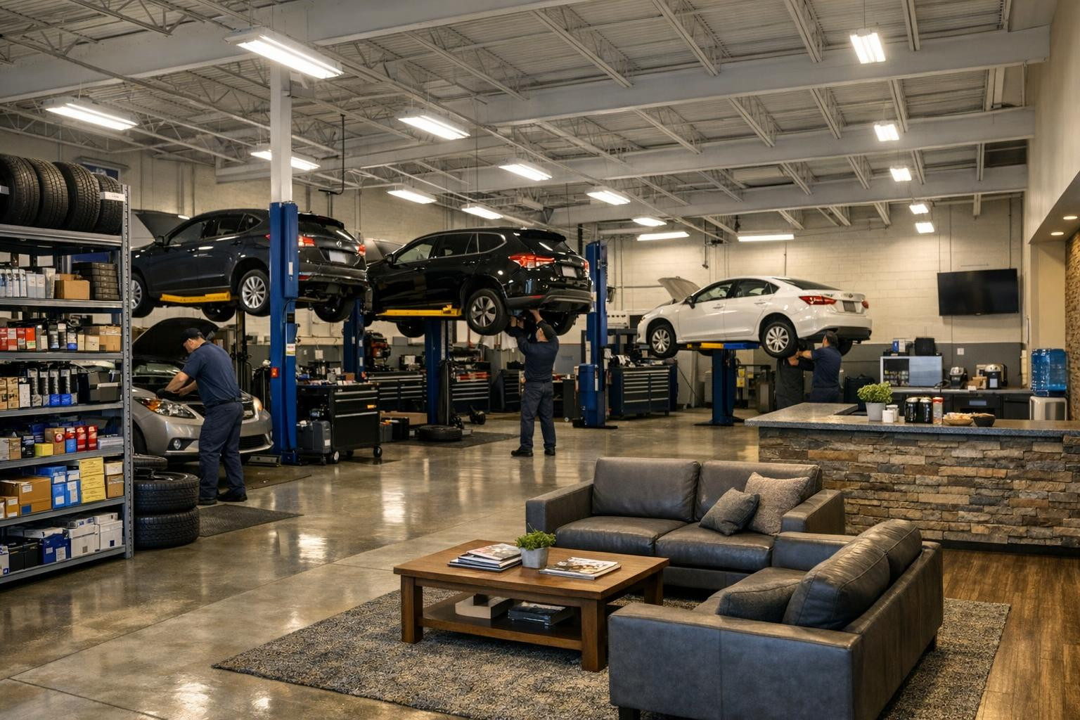 Full solution for car safety and cost-effectiveness     Full service for vehicles  combines day-to-day car maintenance, repair and damage management into one of