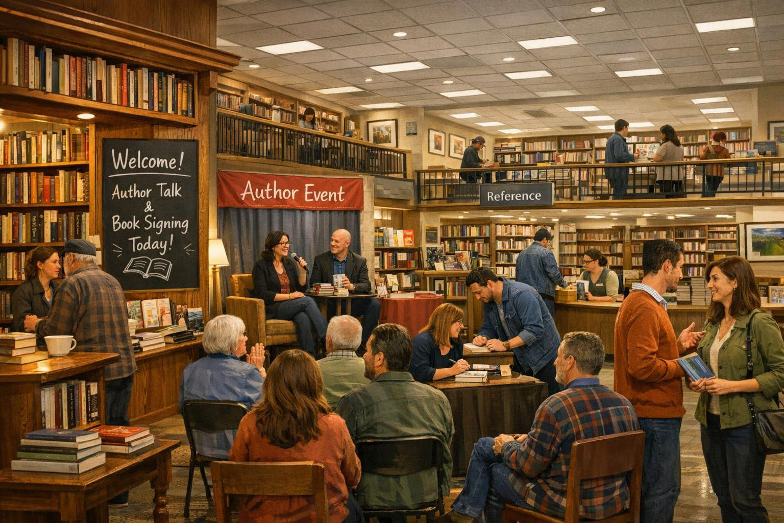 Full service in the field of books  combines the retailing of books, the distribution and distribution of books, libraries and the management of collections, th