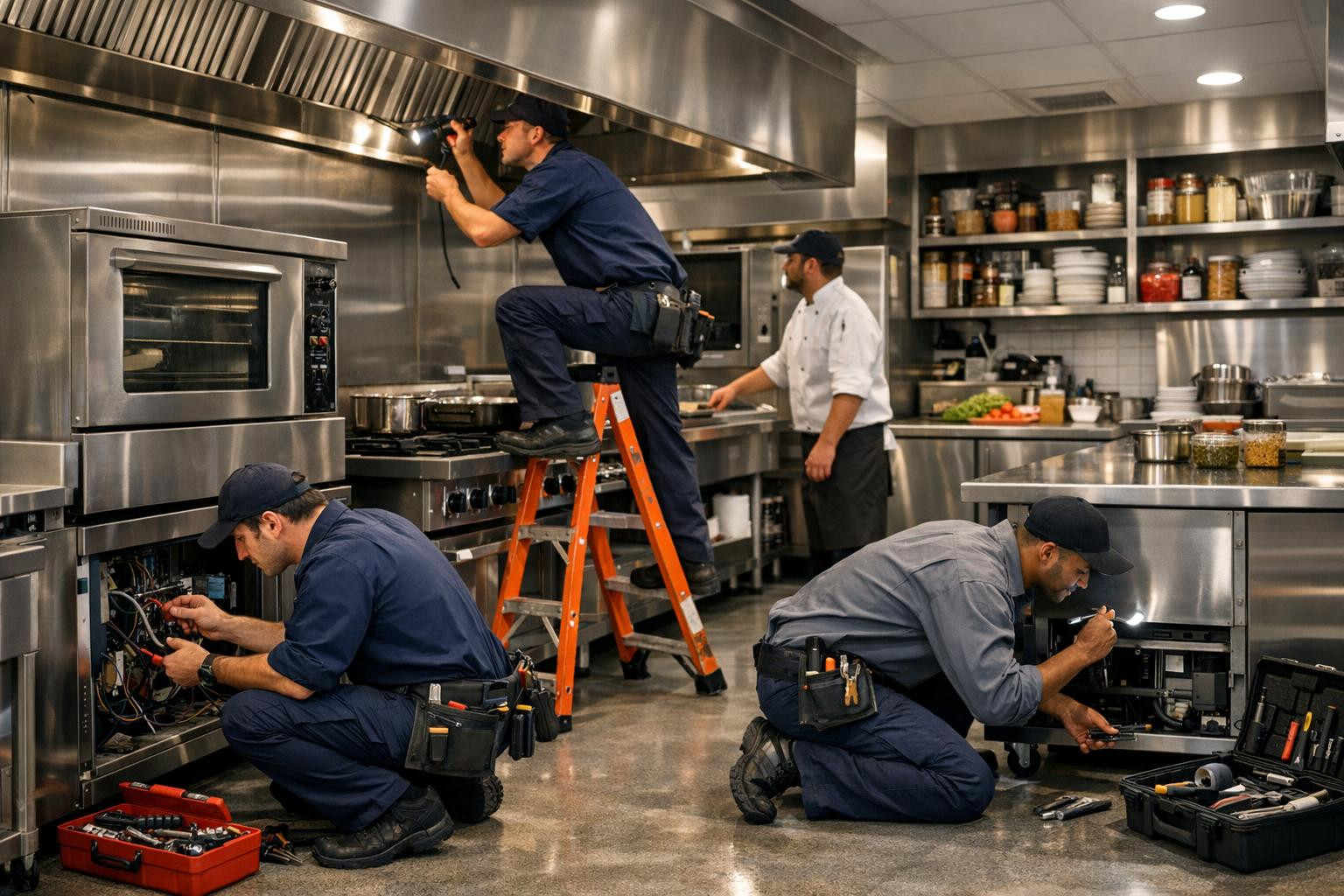 Integrated cuisine maintenance solution designed for hotels, restaurants ...